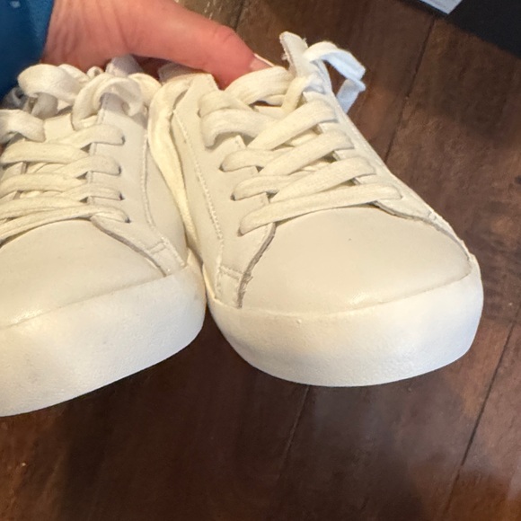 Banana Republic- White Leather Lace-Up Sneakers- minimalist luxury-NIB - Picture 10 of 13